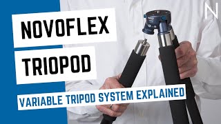 NOVOFLEX TrioPod variable tripod system explained [upl. by Rihaz]