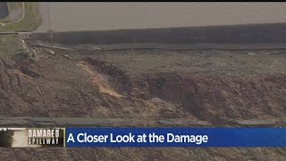 A Closer Look At The Damage From To The Oroville Dam Spillway [upl. by Maxia76]