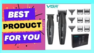 VGR Hair Clipper Professional Hair Trimmer Adjustable Barber Rechargeable Hair [upl. by Gabriellia437]