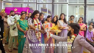 Reception Highlights Of Arunkumar amp Subathra  Menan Studio [upl. by Furlong]