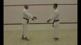 Bunkai from Naihanchi Kata example  Sensei Mick Bayliss [upl. by Ailecra]