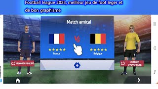 Football League le meilleur jeu de foot pour Android léger et sans connexion Internet [upl. by Akehsal24]