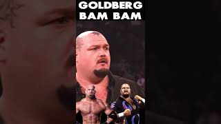 Bam Bam Bigelow Beefs with Goldberg shorts [upl. by Kermy]