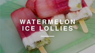 Watermelon Ice Lollies  Wild Dish [upl. by Dredi]