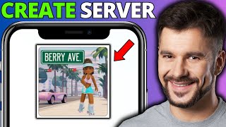 How To Create Private Server in Berry Avenue Roblox Mobile [upl. by Levon]