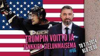 🔴Temevisio 66  Trump voitti  Vieraana Teemu Selänne  USA USA USA [upl. by Anegue]