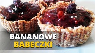 BANANOWE BABECZKI bez pieczenia wegańskie i bezglutenowe [upl. by Eseerehc]