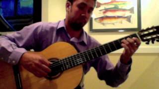 Erik Satie  Gymnopedie no 3  Classical Guitar Ryan Walsh Portland Oregon [upl. by Tigram]