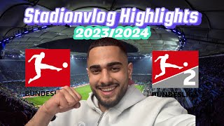 STADIONVLOG HIGHLIGHTS 20232024🏟️ Bundesliga amp 2 Bundesliga ⚽️TORE und EMOTIONEN😍 [upl. by Anivle]