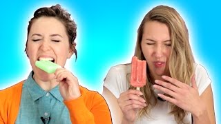 People Bite Ice Pops With Their Front Teeth [upl. by Akenahs]