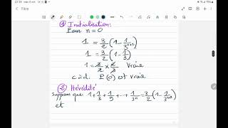 raisonnement par récurrence pour les 1bac sciences [upl. by Mayor460]