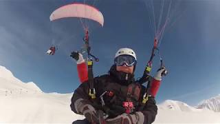 Paragliding in Gudauri Ski Resort [upl. by Chrysa]