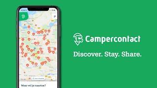 Campercontact app  De mooiste camperlocaties binnen handbereik [upl. by Anazraf710]