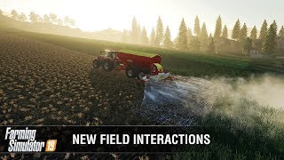 Farming Simulator 19  New field interactions [upl. by Neyut]