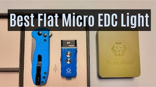 Best Micro Flat EDC Light On A Budget  RovyVon E1 [upl. by Lladnek]