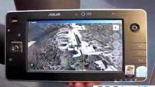 TwoNav road and offroad navigation on Asus UMPC [upl. by Charity]