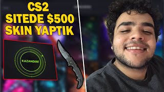 CS2 KASALARDAN EFSANE SKİNLER ÇIKTI  500 SKIN KATLADIK [upl. by Leummas]