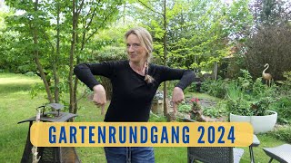 Gartenrundgang 2024 🩷 Schöne Ideen für deinen Garten Balkon amp die Terrasse 💛 Connydekoriert 💜 [upl. by Loralee729]