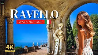 RAVELLO 🇮🇹  THE MOST BEAUTIFUL VILLAGE IN THE WORLD  HIDDEN GEM Villa Cimbrone [upl. by Valonia]