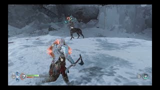 Huntress Boss in The Oarsmen Region  God of War Ragnarök on Give me God of War PS4 [upl. by Ettigirb522]