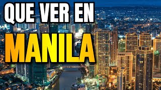 10 Mejores cosas que ver en Manila Filipinas 2023 🇵🇭 [upl. by Anirdnaxela]