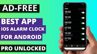 Best Free iOS Alarm Clock App for Android [upl. by Treacy]