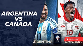 canada vs argentina semi final shortsfeed argentina canada semifinal copaamerica soccer 2024 [upl. by Artur]