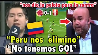 DESTROZADOS PERIODISTAS COLOMBIANOS REACCIONARON a COLOMBIA VS PERU 10 HOY PRENSA [upl. by Reichert]