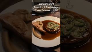 foodtour frankfurt  Bornheimer Ratskeller restaurant finedining bio restaurantreview foodie [upl. by Nodyarg]