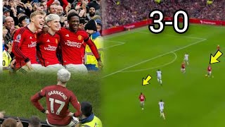 Man United 30 West Ham 🔥 Unstoppable Hojlund goal Garnacho brace destroy the Hammers [upl. by Sirrom71]