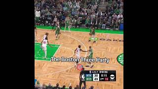 The Boston Three party 🎯nba [upl. by Brook]