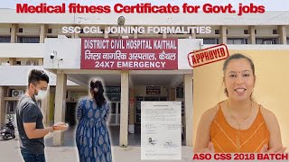 Medical Fitness Certificate Process for Central and State Govt Employees [upl. by Lulita]