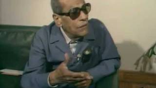 Rare interview with Naguib Mahfouz مقابلة نادرة مع نجيب محفوظ [upl. by Torrin]