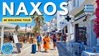 Naxos Greece 4K Walking Tour Discover the Magic of the Cyclades 🇬🇷 [upl. by Aseneg]