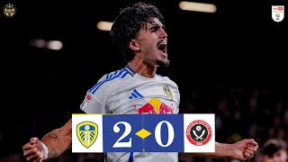 Leeds United vs Sheffield United 20 Highlights  EFL Championship  20242025 [upl. by Yuh]