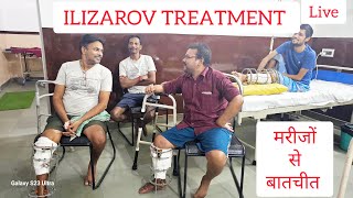 ILIZAROV TREATMENT मरीजों से बातचीत INFECTED NON UNION CASE TREATENT [upl. by Hewart]