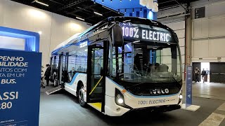 NOVO IVECO EWAY 2023 ÕNIBUS ELÉTRICO MONOBLOCO É APRESENTADO  TOP CARROS [upl. by Edi446]