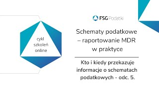 Schematy podatkowe  część 5  Role w schematach podatkowych [upl. by Charline766]