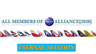 ALL MEMBERS OF ONEWORLD ALLIANCE 2020  ETERNAL AVIATION  WATCH THE MAJESTIC MEMBERS OF ONEWORLD [upl. by Valdes]