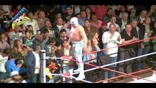 El Hijo del Santo le gana la máscara a Ángel Blanco Jr [upl. by Eneloc]