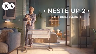 NESTE UP 2 2 in 1Beistellbett von Kinderkraft [upl. by Bixler942]