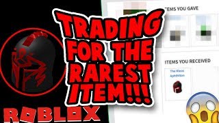 Trading for the RAREST ROBLOX ITEM Ft Lonnie  Linkmon99 ROBLOX [upl. by Haim147]