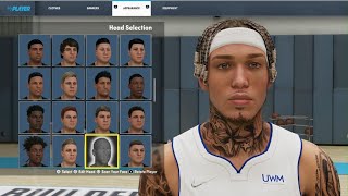 NBA 2K22 DRIPPY FACE CREATION TUTORIAL NEXT GEN [upl. by Rosaleen]