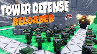 NEW Tower Defense Game  Tower Defense Reloaded Roblox [upl. by Quill]