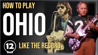 Ohio  Crosby Stills Nash amp Young  Guitar Lesson [upl. by Yrennalf]