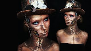 Steampunk Makeup Tutorial  Request [upl. by Haramat]