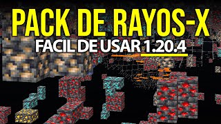 Como Descargar e Instalar XRAY en Minecraft 1204  TexturaRecurso XRAY [upl. by Orten]