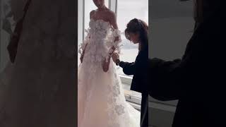 bts from NYBFW fashionshow fashion bridal [upl. by Eynenihc]