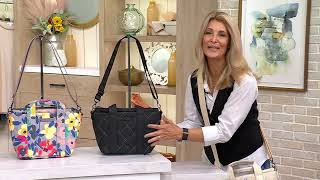 Lug Matte Luxe Crossbody with Tote Handles  Dory Medium on QVC [upl. by Lipp]