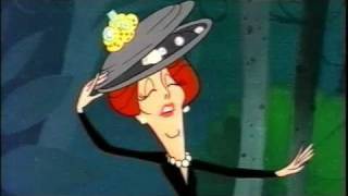 Hedda Hopper the Mad Hatter  Hanna Barberas Alice in Wonderland 1966 [upl. by Anauqal776]